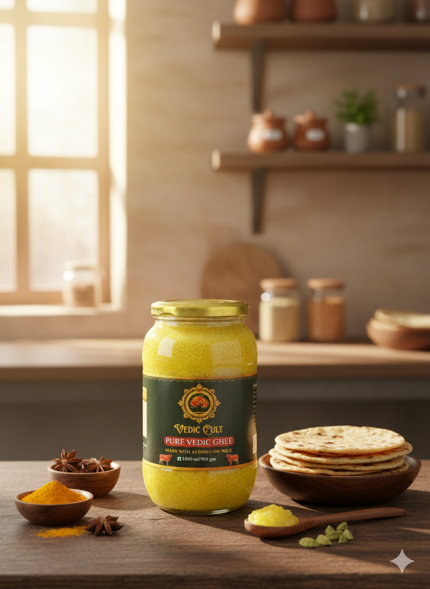 Vedic Ghee Made with A2 Cow Milk 1000ml