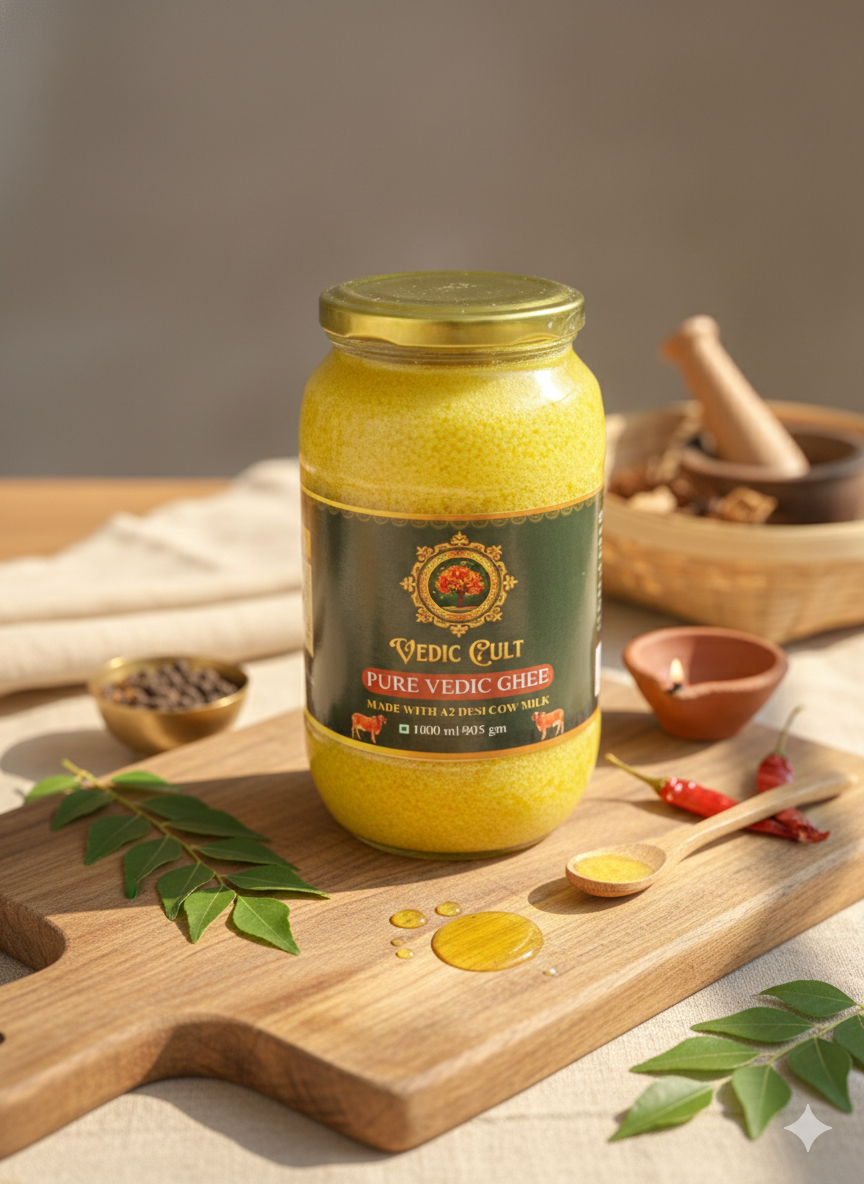Vedic Ghee Made with A2 Cow Milk 1000ml