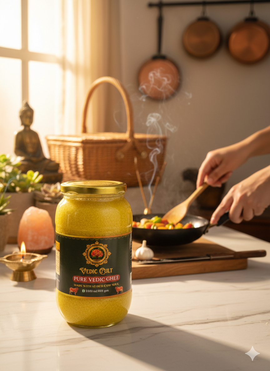 Vedic Ghee Made with A2 Cow Milk 1000ml