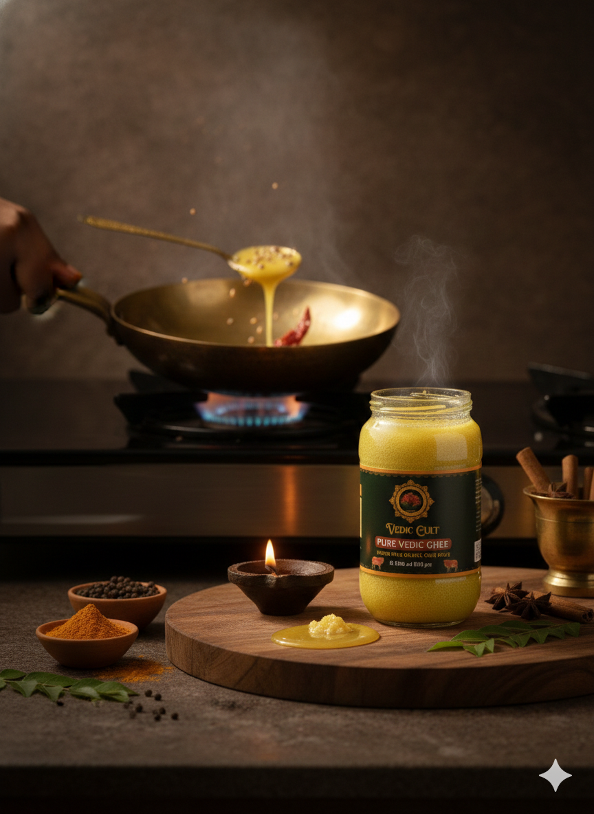 Vedic Ghee Made with A2 Cow Milk 1000ml