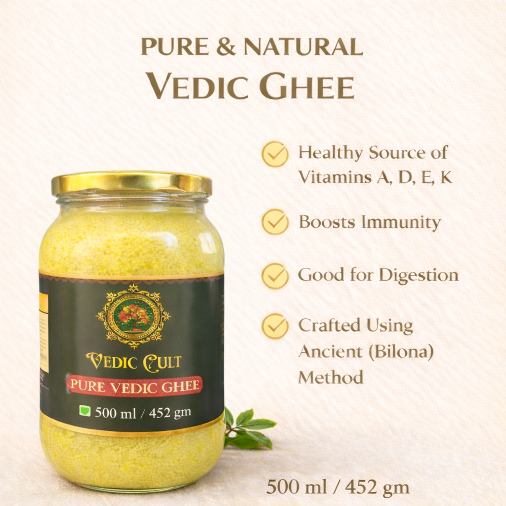 Vedic Ghee Made with A2 Cow Milk 500ml