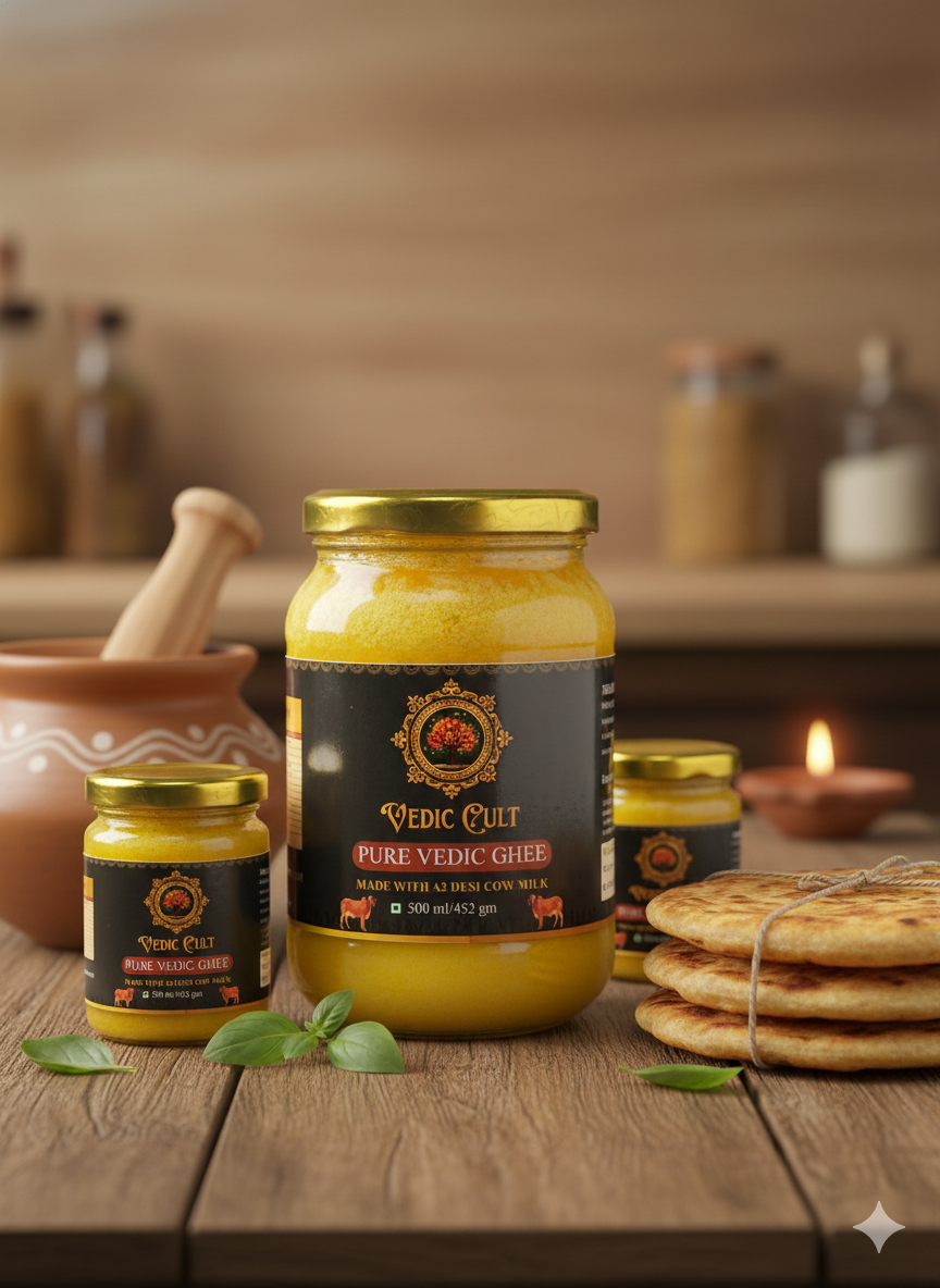 Vedic Ghee Made with A2 Cow Milk 500ml