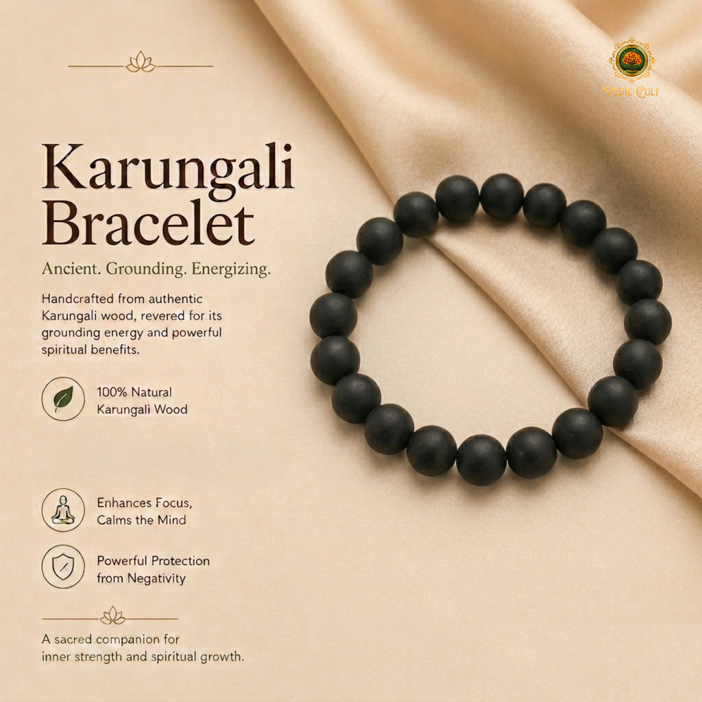 Karungali Bracelet Pack of 2 with Lab Tested Certificate