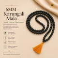 6MM Karungali Mala With Lab Tested Certificate