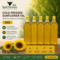 Bull Driven Sunflower Oil | Wooden Cold Pressed | 5L