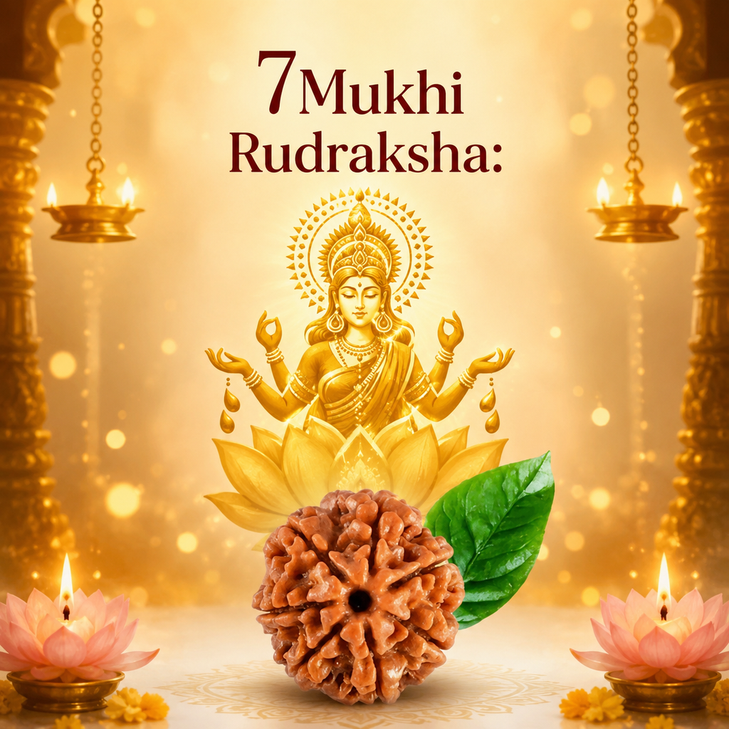7 Mukhi Single Nepali Rudraksha With Lab Tested Certificate