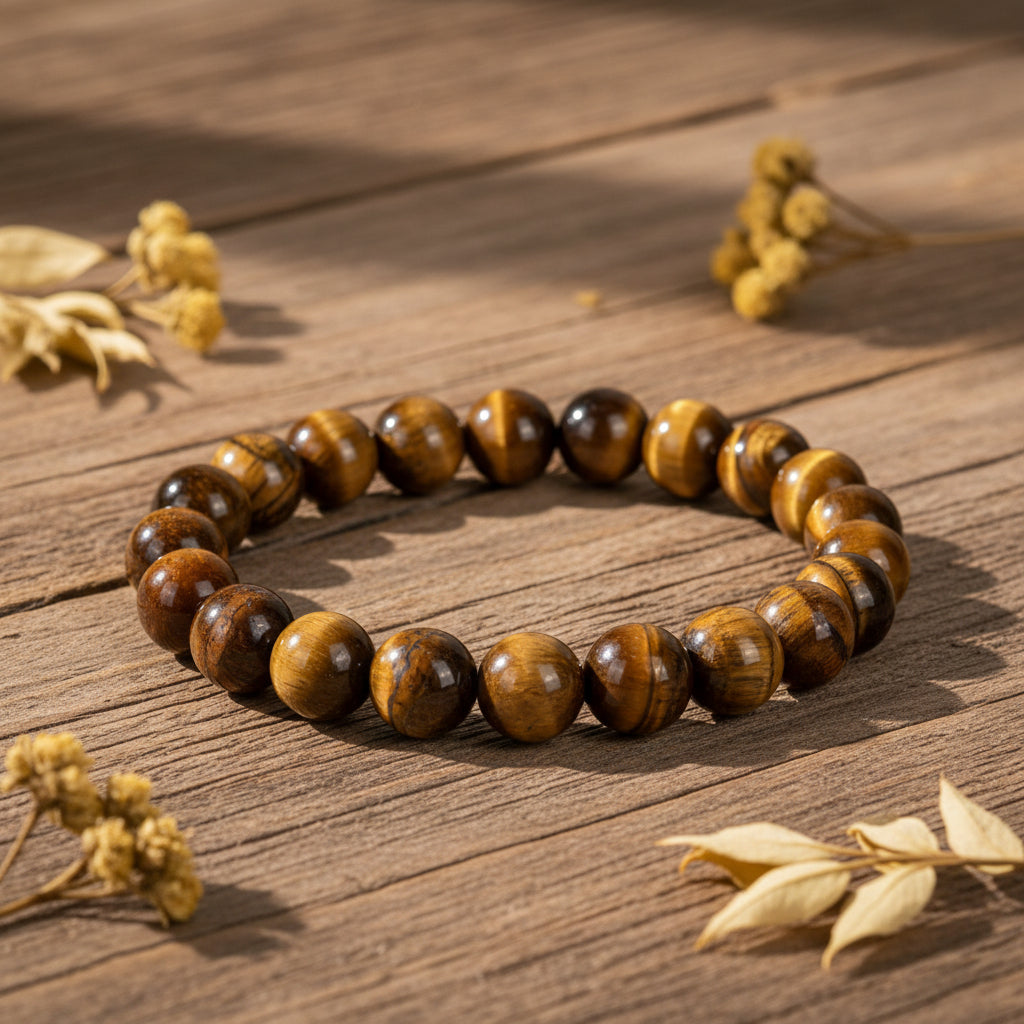 Tiger Eye Bracelet With Lab Tested Certificate