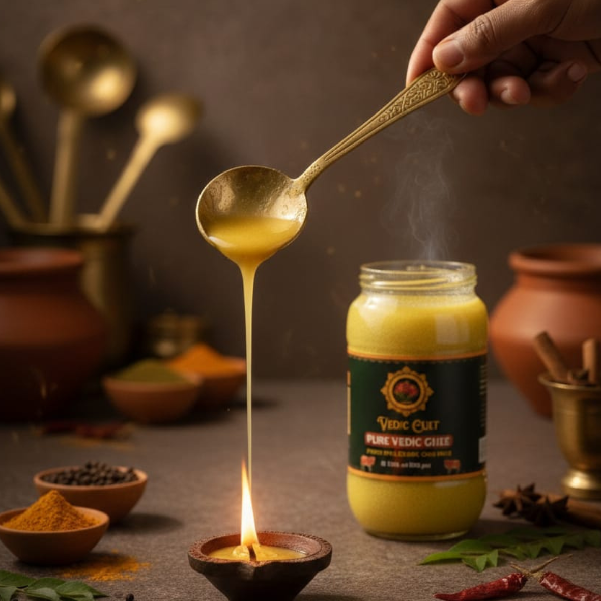 Vedic Ghee Made with A2 Cow Milk 500ml