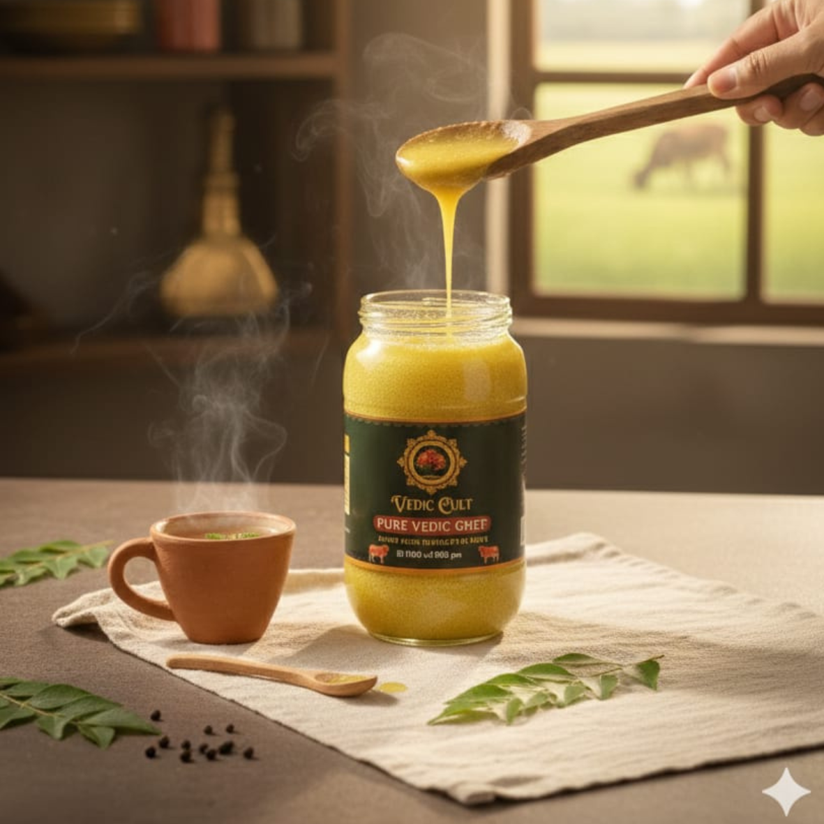 Vedic Ghee Made with A2 Cow Milk 1000ml
