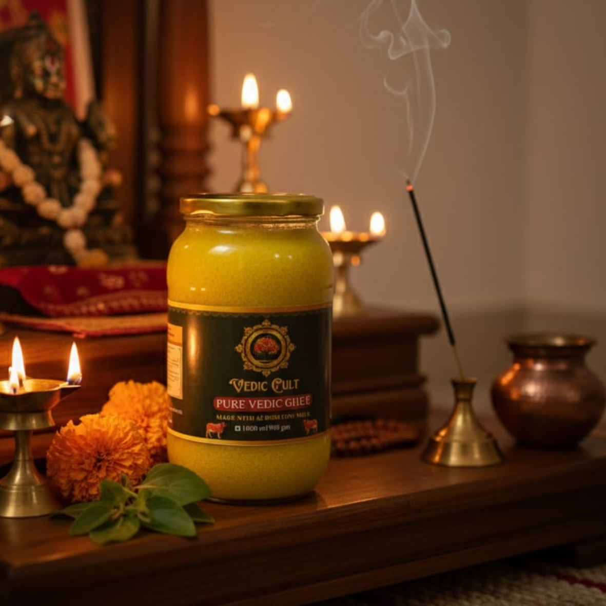 Vedic Ghee Made with A2 Cow Milk 500ml