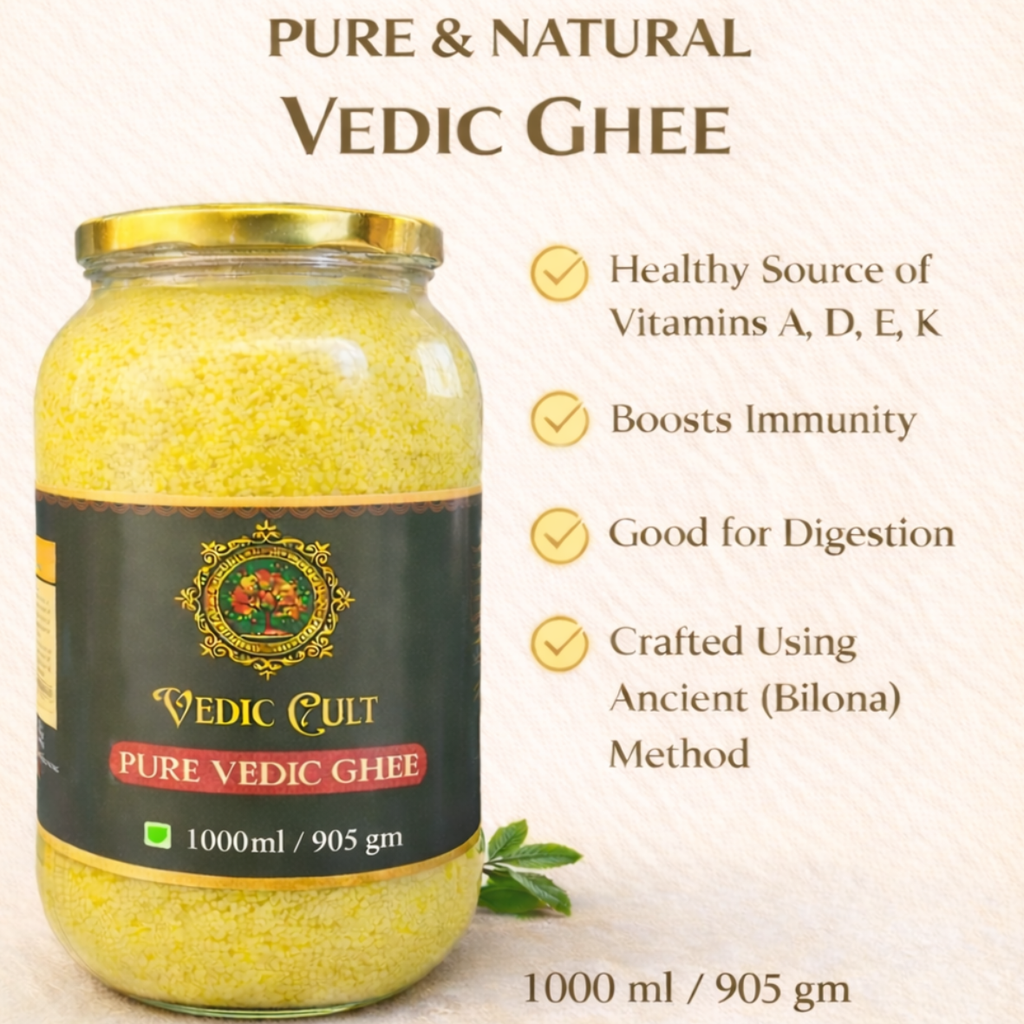 Vedic Ghee Made with A2 Cow Milk 1000ml